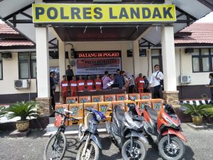 Polres Landak Berhasil Ungkap Kasus Tindak Pidana 4C Dan Penggelapan