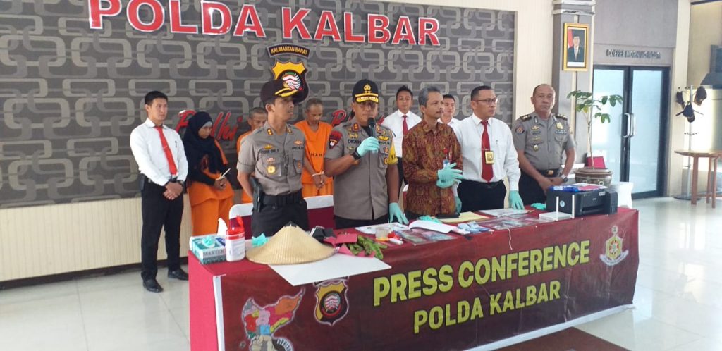 kapolda beber para pelaku pembuat dan pengedar upal