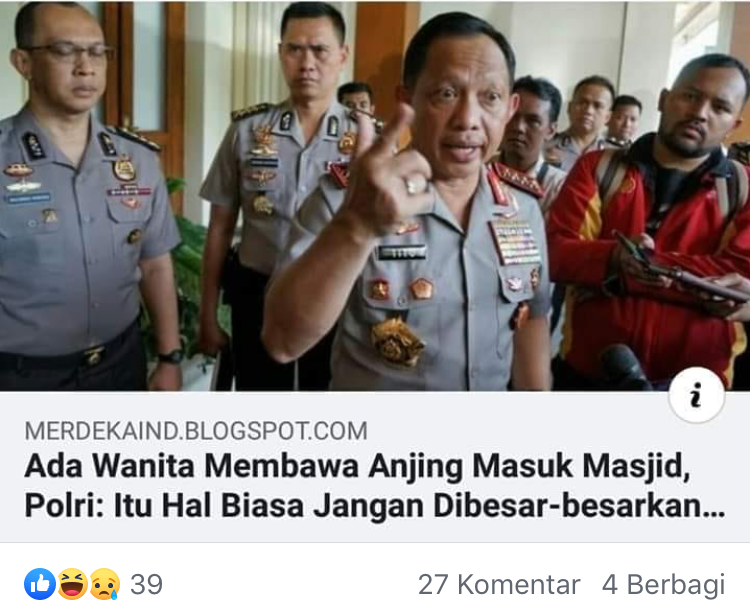 tim Siber Polda Kalbar melakukan patroli di dunia maya dan menemukan akun media sosial pelaku pada Rabu (3/7) yang memposting berita bohong terkait Kapolri 