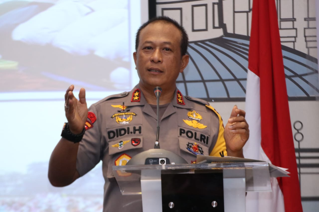 Kapolda Kalbar, Irjen Pol Didi Haryono dalam FGD Penanganan Karhutla dan Solusinya, di Hotel Ibis Pontianak, Selasa (08/10/2019)