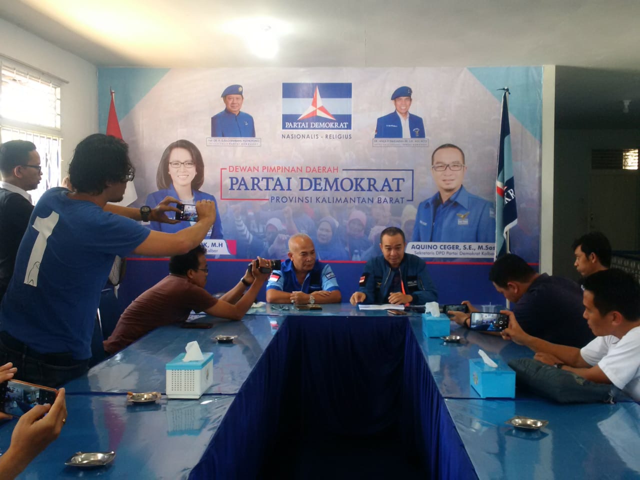 Konferensi Pers Partai Demokrat