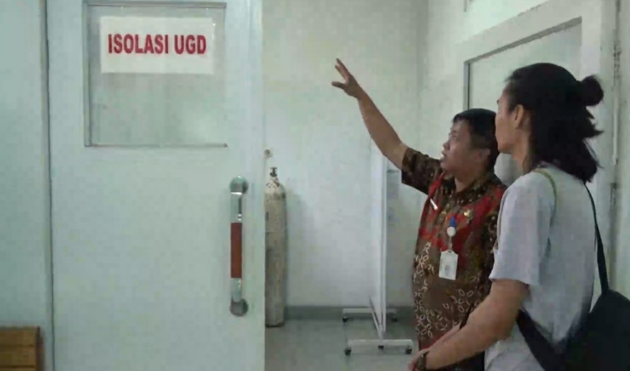 Ruang isolasi RSUD Landak